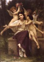 Bouguereau, William-Adolphe - Reve de printemps , A Dream of Spring